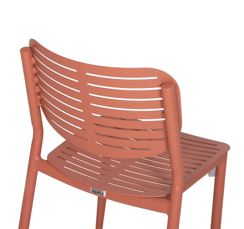 ΚΑΡΕΚΛΑ ΤΡΑΠΕΖΑΡΙΑΣ HILLIARD HM6645.08 ΑΛΟΥΜΙΝΙΟ ΣΕ TERRACOTTA 46x54x78Υεκ
