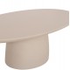 ΤΡΑΠΕΖΙ ΣΑΛΟΝΙΟΥ FIBER CEMENT ΟΒΑΛ BRECCAN HM6594.02 ΜΠΕΖ 130x70x42Υεκ