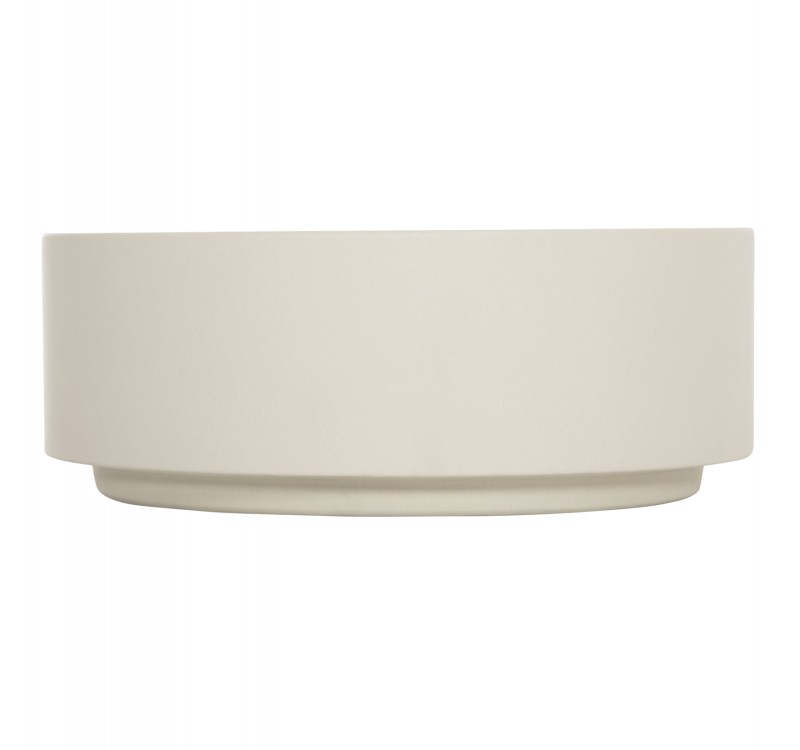 ΤΡΑΠΕΖΙ ΜΕΣΗΣ ΣΤΡΟΓΓΥΛΟ KYOKO HM6579.02 ΜΠΕΖ FIBER CEMENT Φ90x34Υεκ.