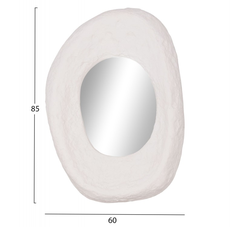 ΚΑΘΡΕΠΤΗΣ ΤΟΙΧΟΥ RIFFE HM4695.02 FIBER CEMENT ΛΕΥΚΟ 60x13x85Υεκ.