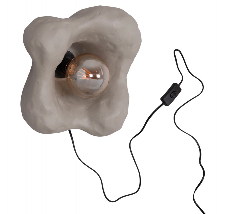 ΕΠΙΤΟΙΧΙΟ ΦΩΤΙΣΤΙΚΟ LUXON HM4701.03M FIBER CEMENT ΣΕ ΓΚΡΙ 28x15x28Υεκ.