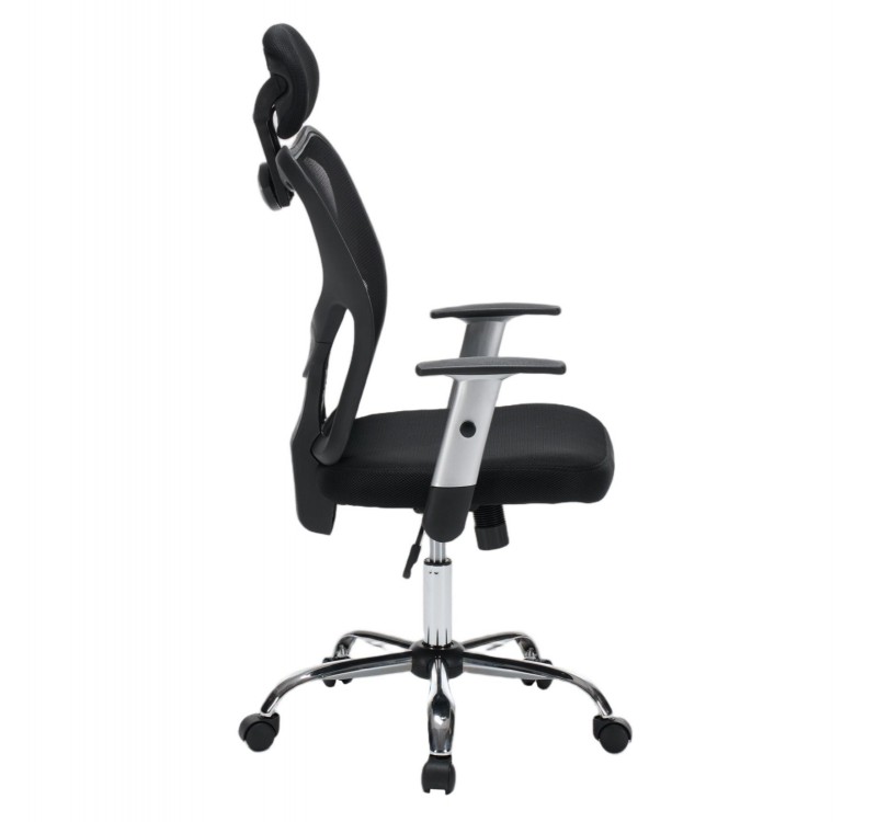 ΚΑΡΕΚΛΑ ΓΡΑΦΕΙΟΥ CUORE HM1207.01 ΜΑΥΡΟΣ ΣΚΕΛΕΤΟΣ-ΜΑΥΡΟ MESH 63x61x125Υεκ