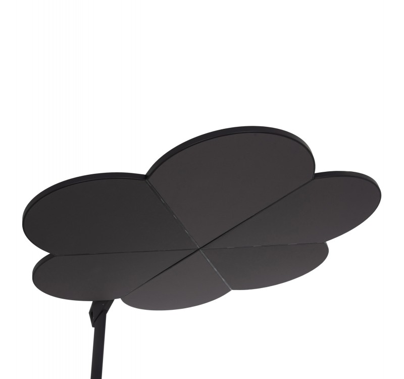 ΟΜΠΡΕΛΑ ΜΕ ΒΑΣΗ ΣΕΙΡΑ CANNOPY (flower) HM21286.01 ΑΛΟΥΜΙΝΙΟ-ΓΡΑΝΙΤΗΣ-ΜΟΛΥΒΙ ΧΡΩΜΑ 2,38x2,2μ