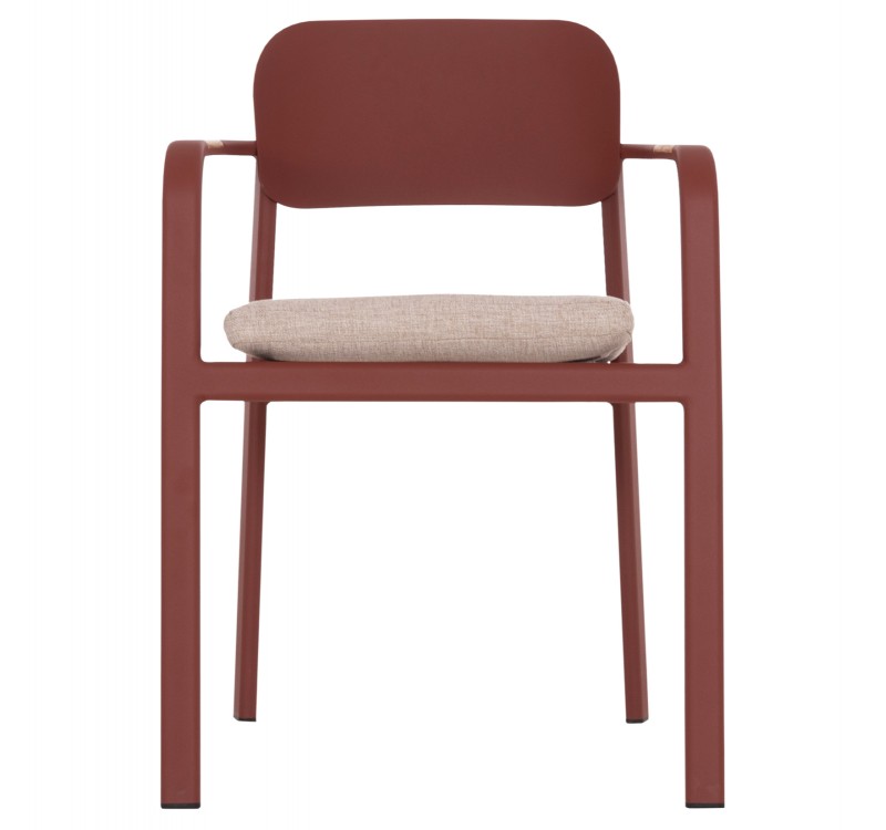 ΠΟΛΥΘΡΟΝΑ ΤΡΑΠΕΖΑΡΙΑΣ ELARA HM6414.07 ΚΕΡΑΜΙΔΙ ΑΛΟΥΜΙΝΙΟ-ΜΠΕΖ OLEFIN--TEAK 56x62x78Υεκ