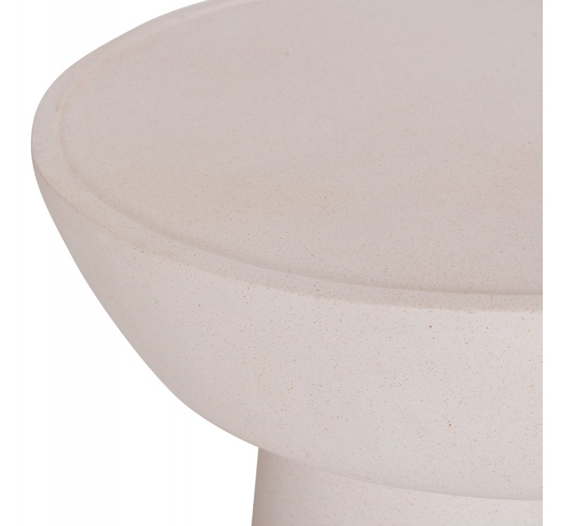 ΤΡΑΠΕΖΙ ΣΑΛΟΝΙΟΥ PIRSON HM18155.02 FIBER CEMENT ΣΕ ΛΕΥΚΟ--Φ60x36Υεκ.