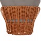 ΤΡΑΠΕΖΙ ΒΟΗΘΗΤΙΚΟ PERRAL HM18164.03S FIBER CEMENT ΓΚΡΙ-ΦΥΣΙΚΟ RATTAN--Φ42x36Υεκ