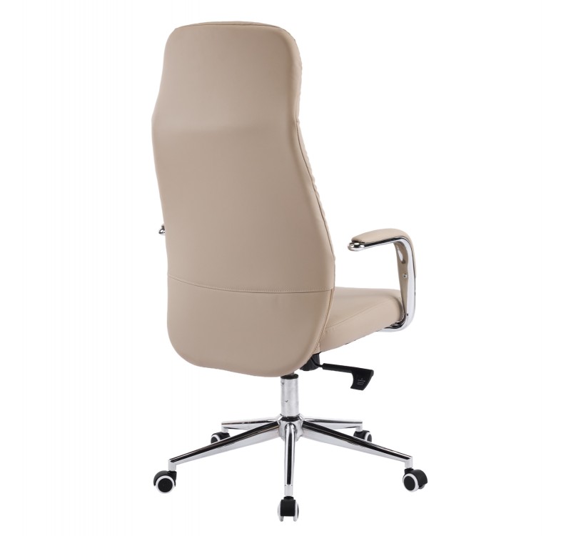 ΚΑΡΕΚΛΑ ΓΡΑΦΕΙΟΥ TEETER HM18355.02 ΜΠΕΖ PU ΔΕΡΜΑ--ΒΑΣΗ ΧΡΩΜΙΟΥ 67x66x121Υεκ