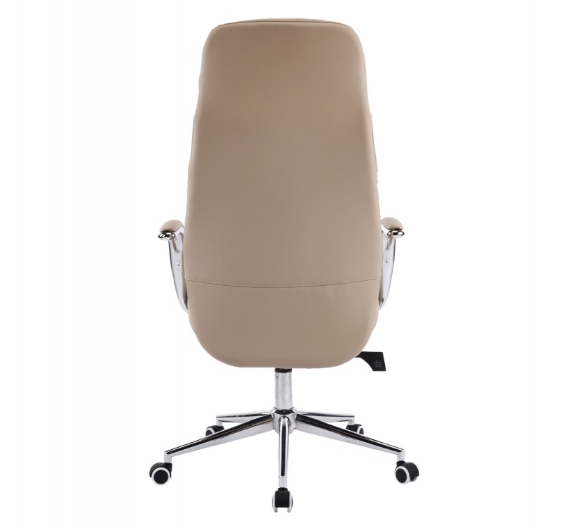 ΚΑΡΕΚΛΑ ΓΡΑΦΕΙΟΥ TEETER HM18355.02 ΜΠΕΖ PU ΔΕΡΜΑ--ΒΑΣΗ ΧΡΩΜΙΟΥ 67x66x121Υεκ