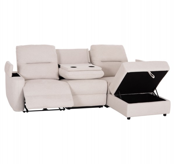 ΚΑΝΑΠΕΣ ΔΕΞΙΑ ΓΩΝΙΑ SYNTHIA HM3308.01R ΑΝΑΚΛΙΣΗ & ΑΠΟΘ.ΧΩΡΟΣ--ΜΠΕΖ 245x170x98Υεκ
