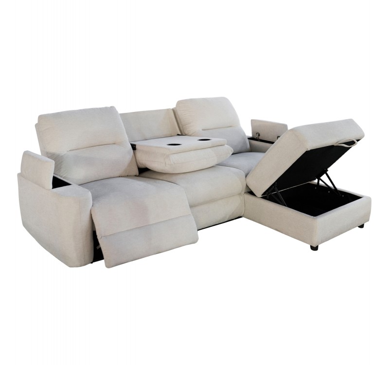 ΚΑΝΑΠΕΣ ΔΕΞΙΑ ΓΩΝΙΑ SYNTHIA HM3308.01R ΑΝΑΚΛΙΣΗ & ΑΠΟΘ.ΧΩΡΟΣ--ΜΠΕΖ 246x159x97Υεκ