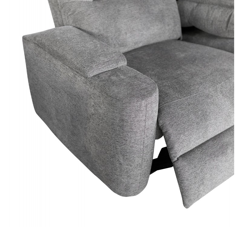 ΚΑΝΑΠΕΣ ΔΕΞΙΑ ΓΩΝΙΑ SYNTHIA HM3308.03R ΑΝΑΚΛΙΣΗ & ΑΠΟΘ.ΧΩΡΟΣ--ΓΚΡΙ 246x159x97Υεκ