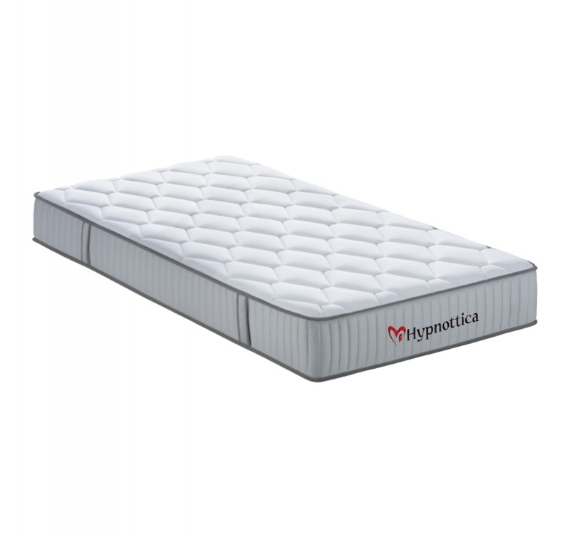 ΣΤΡΩΜΑ ΗΜΙΔΙΠΛΟ HYPNOTTICA HM748.02 POCKET SPRINGS--ΛΕΥΚΟ 120x200x25Υεκ.