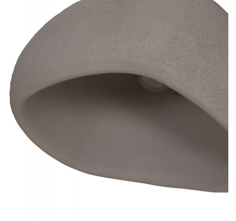ΦΩΤΙΣΤΙΚΟ ΟΡΟΦΗΣ ΚΡΕΜΑΣΤΟ JAYLEN HM4703.03L FIBER CEMENT ΓΚΡΙ 65x55x45Υεκ.