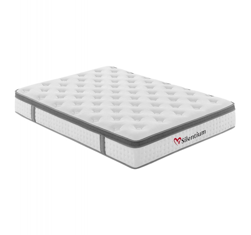 ΣΤΡΩΜΑ ΔΙΠΛΟ SILENTIUM HM749.05 POCKET SPRINGS--ΛΕΥΚΟ 150x200x30Υεκ.
