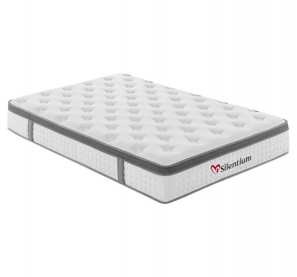 ΣΤΡΩΜΑ ΔΙΠΛΟ SILENTIUM HM749.04 POCKET SPRINGS--ΛΕΥΚΟ 140x200x30Υεκ.