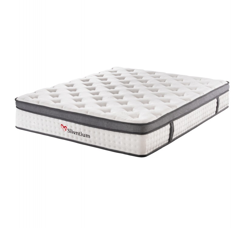 ΣΤΡΩΜΑ ΔΙΠΛΟ SILENTIUM HM749.06 POCKET SPRINGS--ΛΕΥΚΟ 160x200x30Υεκ.