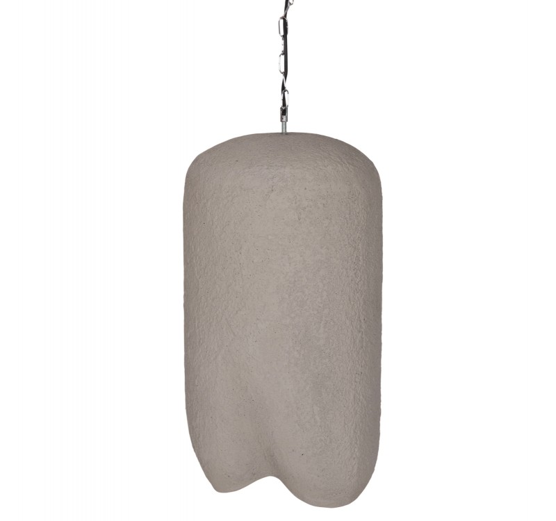 ΦΩΤΙΣΤΙΚΟ ΟΡΟΦΗΣ ΚΡΕΜΑΣΤΟ LOGKY HM4704.03L--FIBER CEMENT ΓΚΡΙ 35x35x67Υεκ