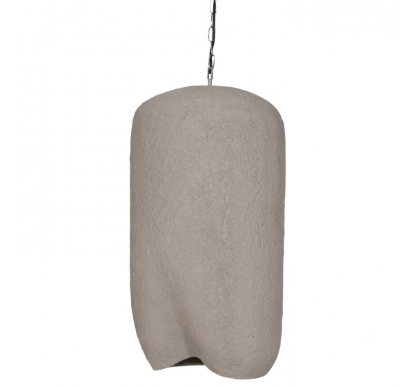 ΦΩΤΙΣΤΙΚΟ ΟΡΟΦΗΣ ΚΡΕΜΑΣΤΟ LOGKY HM4704.03L--FIBER CEMENT ΓΚΡΙ 35x35x67Υεκ