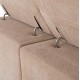ΚΑΝΑΠΕΣ ΔΕΞΙΑ ΓΩΝΙΑ DIVYA HM3267.11R ΜΠΕΖ ΥΦΑΣΜΑ 260x100-174x104Υεκ.