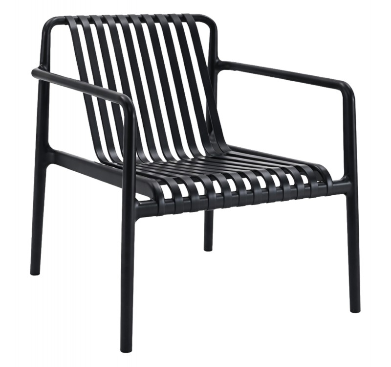 ΠΟΛΥΘΡΟΝΑ LOUNGE ΕΞΩΤ.ΧΩΡΟΥ MALEN HM6626.02 ΜΑΥΡΟ ΠΟΛΥΠΡΟΠΥΛΕΝΙΟ 66x77x76Υεκ