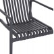 ΠΟΛΥΘΡΟΝΑ LOUNGE ΕΞΩΤ.ΧΩΡΟΥ MALEN HM6626.03 ΓΚΡΙ ΠΟΛΥΠΡΟΠΥΛΕΝΙΟ 67x75x75Υεκ