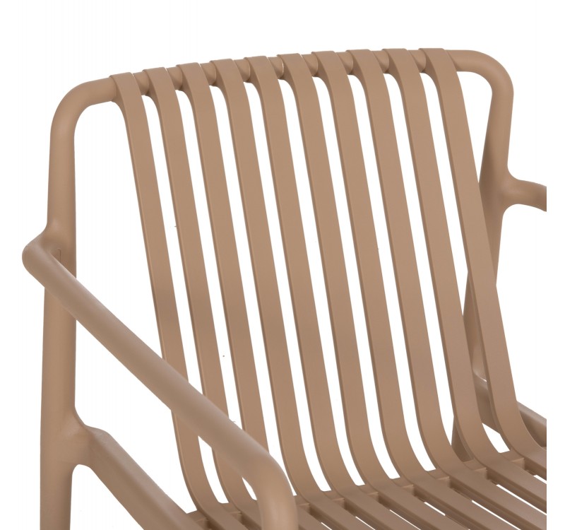 ΠΟΛΥΘΡΟΝΑ LOUNGE ΕΞΩΤ.ΧΩΡΟΥ MALEN HM6626.04 ΚΑΠΟΥΤΣΙΝΟ ΠΟΛΥΠΡΟΠΥΛΕΝΙΟ 67x75x75Υεκ