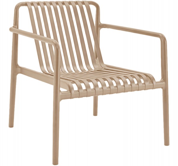 ΠΟΛΥΘΡΟΝΑ LOUNGE ΕΞΩΤ.ΧΩΡΟΥ MALEN HM6626.04 ΚΑΠΟΥΤΣΙΝΟ ΠΟΛΥΠΡΟΠΥΛΕΝΙΟ 67x75x75Υεκ