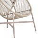 ΠΟΛΥΘΡΟΝΑ-ΦΩΛΙΑ RULER HM6506.02 ΜΟΚΑ ΜΕΤΑΛΛΟ-P.E.RATTAN--ΓΚΡΙ ΜΑΞΙΛΑΡΙΑ 90x85x149Υεκ