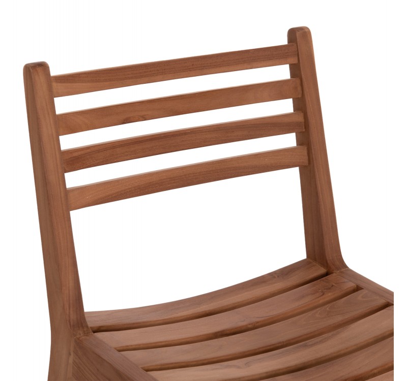 ΚΑΡΕΚΛΑ ΕΞΩΤ.ΧΩΡΟΥ PAVEL HM6615 ΞΥΛΟ TEAK--ΦΥΣΙΚΟ ΧΡΩΜΑ 46x54x78Υεκ.
