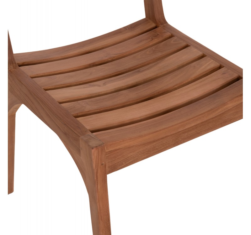ΚΑΡΕΚΛΑ ΕΞΩΤ.ΧΩΡΟΥ PAVEL HM6615 ΞΥΛΟ TEAK--ΦΥΣΙΚΟ ΧΡΩΜΑ 46x54x78Υεκ.