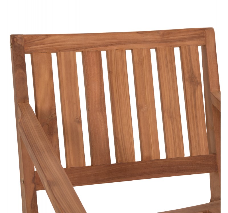 ΠΟΛΥΘΡΟΝΑ LOUNGE ARANIA HM6617 ΞΥΛΟ TEAK ΣΕ ΦΥΣΙΚΟ 59x65x69Υεκ.
