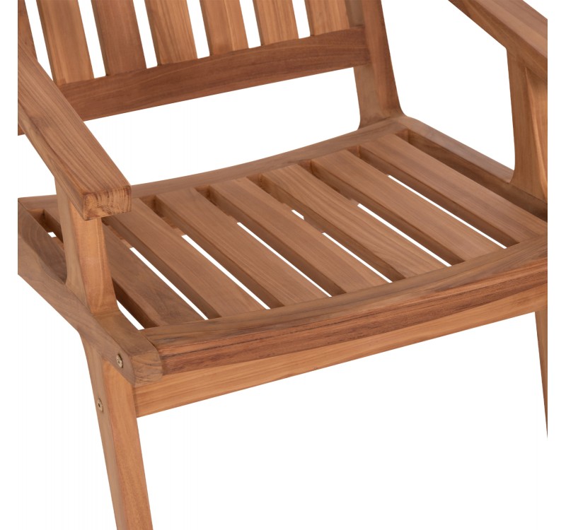 ΠΟΛΥΘΡΟΝΑ LOUNGE ARANIA HM6617 ΞΥΛΟ TEAK ΣΕ ΦΥΣΙΚΟ 59x65x69Υεκ.