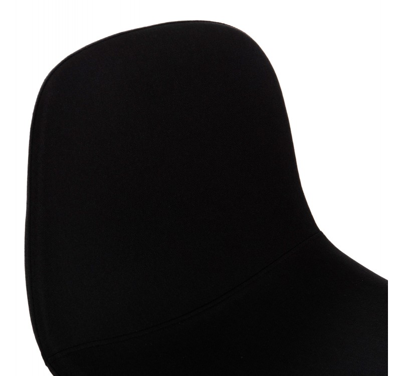 ΣΚΑΜΠΟ ΜΠΑΡ VINCENT HM9298.24 ΜΕΣΑΙΟΥ ΥΨΟΥΣ-ΜΑΥΡΟ ΥΦΑΣΜΑ-ΜΕΤΑΛΛΙΚΑ ΠΟΔΙΑ 43x50x92,5Υεκ