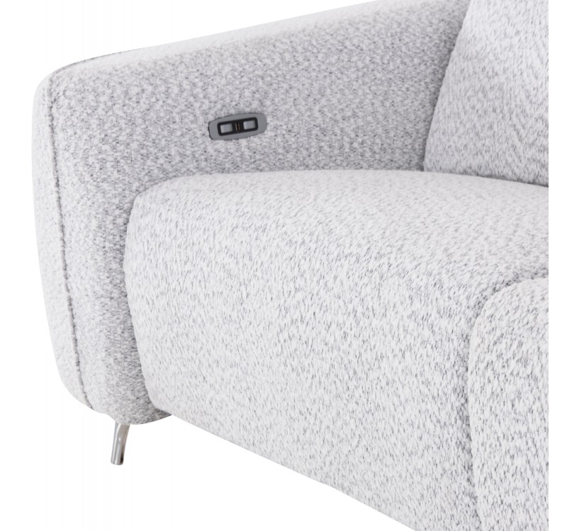 ΚΑΝΑΠΕΣ ΔΕΞΙΑ ΓΩΝΙΑ 3Θ ΜΕ RECLINE VALENTE HM3317.01R ΑΝΟΙΧΤΟ ΓΚΡΙ ΥΦΑΣΜΑ 275x160x104Yεκ