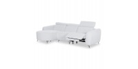 ΚΑΝΑΠΕΣ ΑΡΙΣΤΕΡΗ ΓΩΝΙΑ 3Θ ΜΕ RECLINE VALENTE HM3317.01L ΑΝΟΙΧΤΟ ΓΚΡΙ ΥΦΑΣΜΑ 275x160x104Yεκ