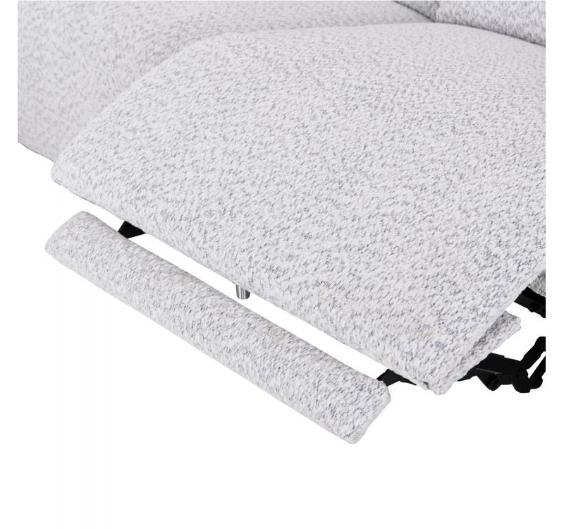 ΚΑΝΑΠΕΣ ΑΡΙΣΤΕΡΗ ΓΩΝΙΑ 3Θ ΜΕ RECLINE VALENTE HM3317.01L ΑΝΟΙΧΤΟ ΓΚΡΙ ΥΦΑΣΜΑ 275x160x104Yεκ