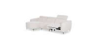 ΚΑΝΑΠΕΣ ΑΡΙΣΤΕΡΗ ΓΩΝΙΑ 3Θ ΜΕ RECLINE VALENTE HM3317.02L ΜΠΕΖ ΥΦΑΣΜΑ 275x160x104Yεκ