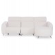 ΚΑΝΑΠΕΣ ΔΕΞΙΑ ΓΩΝΙΑ 3Θ ΜΕ RECLINE VALENTE HM3317.02R ΜΠΕΖ ΥΦΑΣΜΑ 275x160x104Yεκ