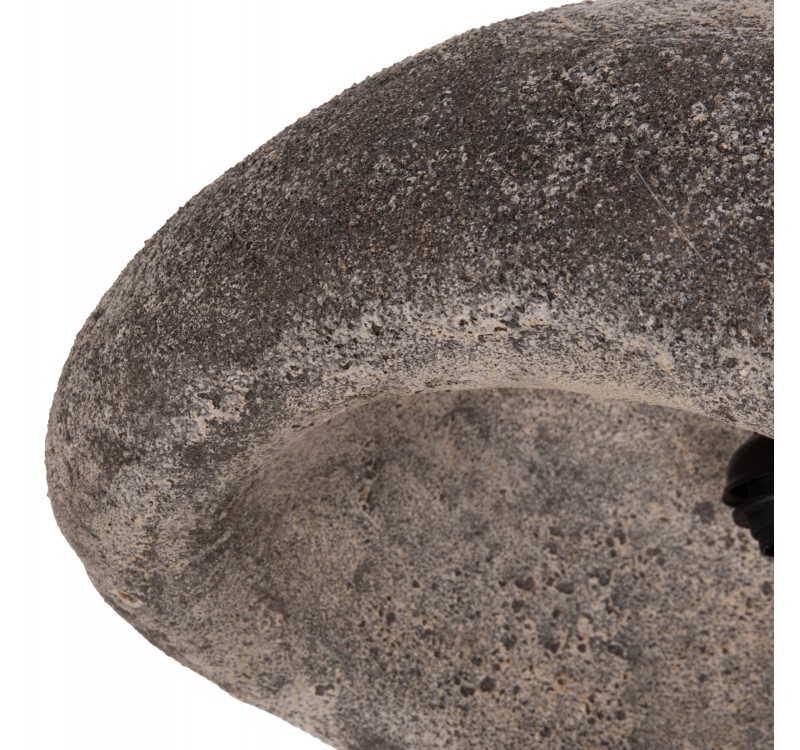 ΦΩΤΙΣΤΙΚΟ ΟΡΟΦΗΣ ΜΕ ΟΨΗ ΠΕΤΡΑΣ STONER (M) HM4418.04 ΓΚΡΙ--55x45x40Υεκ.