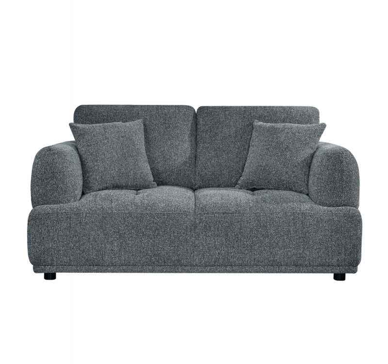 ΚΑΝΑΠΕΣ 2-ΘΕΣΙΟΣ STRUCTO HM3330.01 ΓΚΡΙ ΥΦΑΣΜΑ 168x94x88Υεκ.