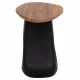 ΒΟΗΘΗΤΙΚΟ ΤΡΑΠΕΖΙ AIDA HM4692.01 FIBER CEMENT ΜΑΥΡΟ--ΞΥΛΟ TEAK TOP 47x60x59Υεκ
