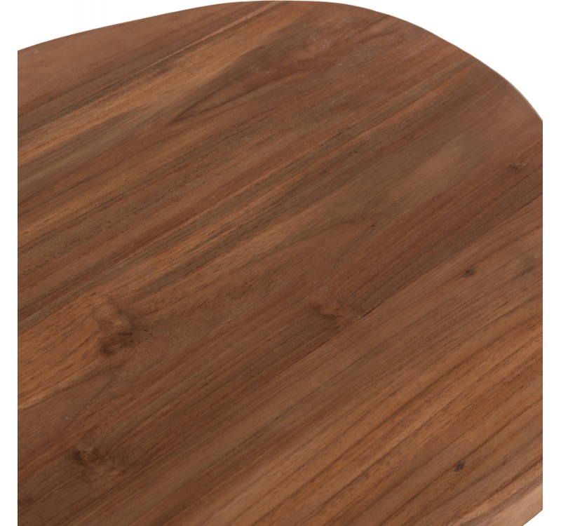 ΒΟΗΘΗΤΙΚΟ ΤΡΑΠΕΖΙ AIDA HM4692.01 FIBER CEMENT ΜΑΥΡΟ--ΞΥΛΟ TEAK TOP 47x60x59Υεκ