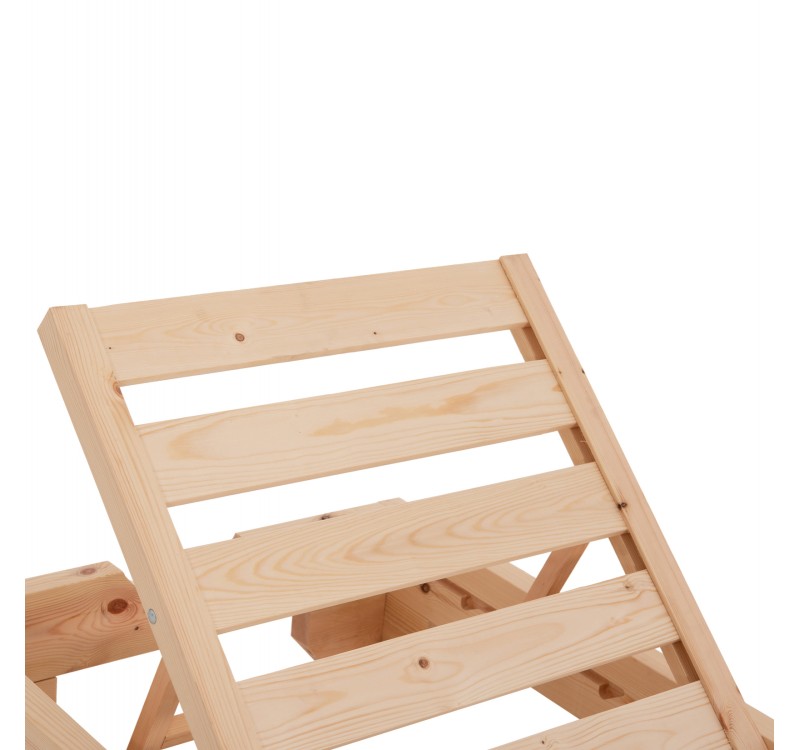 ΞΑΠΛΩΣΤΡΑ ΜΕ ΜΑΞΙΛΑΡΙ ΚΟΡΙΝΟΣ HM10777.60T ΞΥΛΟ ΠΕΥΚΟΥ--TEXTILENE ΣΕ ΕΚΡΟΥ 79x204x80Υεκ