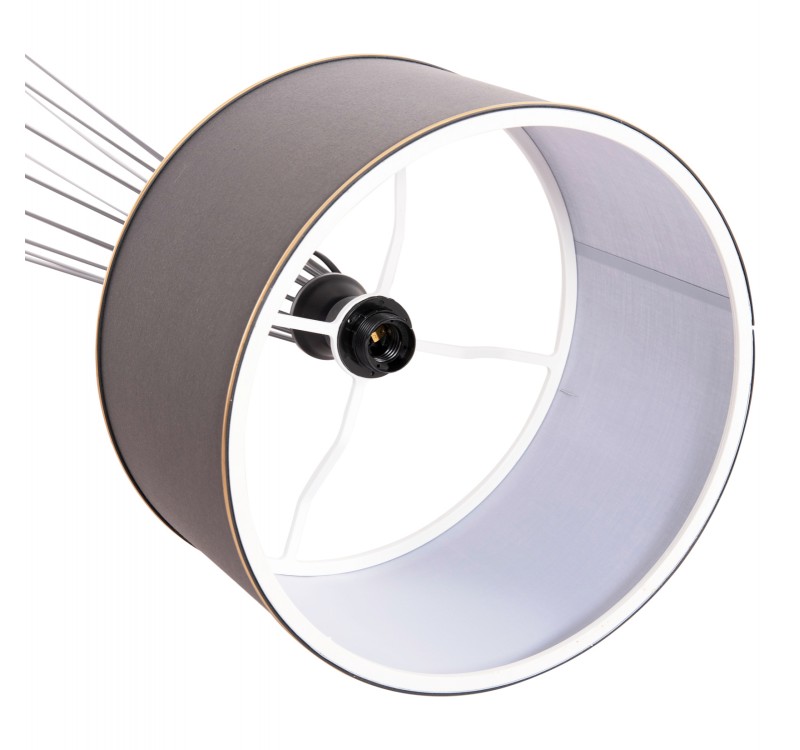 ΦΩΤΙΣΤΙΚΟ ΔΑΠΕΔΟΥ HUE HM7581.11 ΜΕΤΑΛΛΙΚΟ ΓΚΡΙ Φ38x144Υεκ.