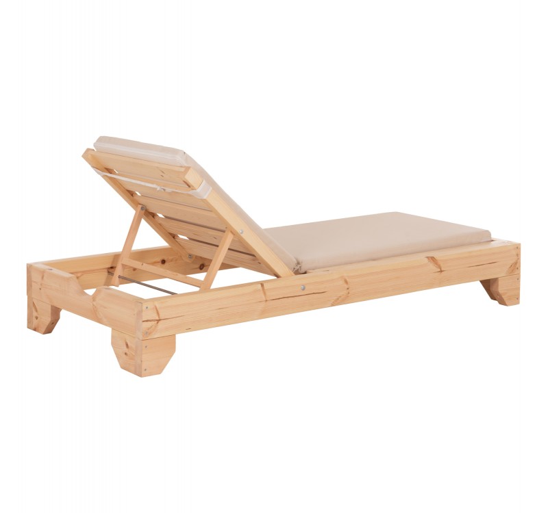 ΞΑΠΛΩΣΤΡΑ ΜΕ ΜΑΞΙΛΑΡΙ ΚΟΡΙΝΟΣ HM10775.60T ΞΥΛΟ ΠΕΥΚΟΥ--TEXTILENE ΜΠΕΖ 79x204x77Υεκ