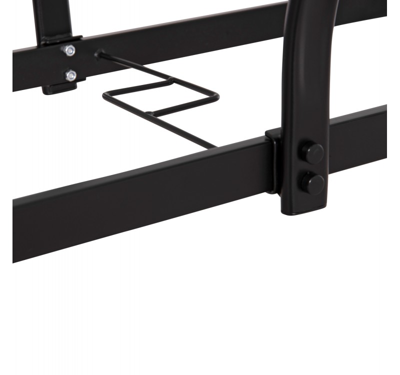 ΣΕΤ ΤΡΑΠΕΖΑΡΙΑΣ 5ΤΜΧ BRUNO HM10729.03 ΚΑΡΕΚΛΕΣ ΜΕΤΑΛΛΙΚΕΣ & ΤΡΑΠΕΖΙ 150x90εκ ΜΑΥΡΟ