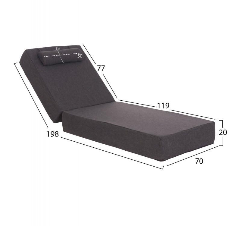 ΞΑΠΛΩΣΤΡΑ IKARIA HM10716.03 ΠΕΥΚΟ ΣΕ ΚΑΡΥΔΙ-OLEFIN ΣΕ ΓΚΡΙ-ΜΕ ΜΑΞΙΛΑΡΙ 20εκ.