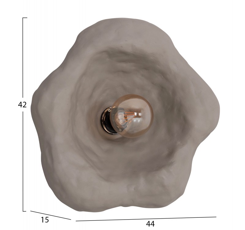 ΣΕΤ 3TMX ΕΠΙΤΟΙΧΙA ΦΩΤΙΣΤΙΚA LUXON HM10725.02 FIBER CEMENT ΣΕ ΓΚΡΙ [S-M-L]