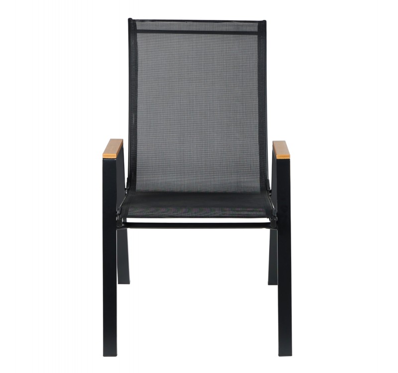 ΠΟΛΥΘΡΟΝΑ ΕΞ.ΧΩΡΟΥ LEONE HM6429.03 ΜΕΤΑΛΛΙΚΗ ΜΑΥΡΗ--TEXTILENE ΜΑΥΡΟ 54x74x91Υεκ