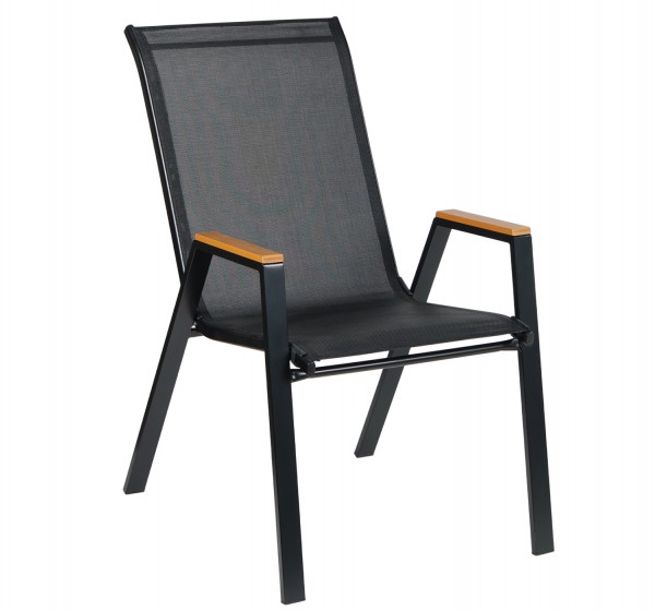 ΠΟΛΥΘΡΟΝΑ ΕΞ.ΧΩΡΟΥ LEONE HM6429.03 ΜΕΤΑΛΛΙΚΗ ΜΑΥΡΗ--TEXTILENE ΜΑΥΡΟ 54x74x91Υεκ